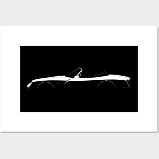 TVR Chimaera Silhouette Posters and Art